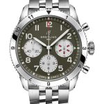 Breitling Classic AVI A233802A1L1A1 (2026) - Groen wijzerplaat 42mm Staal (1/1)