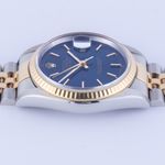 Rolex Datejust 36 16233 (1996) - Blue dial 36 mm Gold/Steel case (6/7)