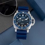 Panerai Luminor Submersible PAM01289 (Unknown (random serial)) - Blue dial 44 mm Steel case (1/8)