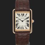 Cartier Tank Solo W5200025 (2018) - Silver dial 35 mm Rose Gold case (2/8)