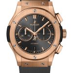 Hublot Classic Fusion Chronograph 541.OX.7080.RX (2026) - Grijs wijzerplaat 42mm Roségoud (1/1)