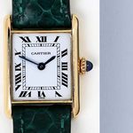 Cartier Tank Louis Cartier 6711 (Onbekend (willekeurig serienummer)) - Wit wijzerplaat 25mm Geelgoud (5/8)