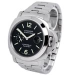 Panerai Luminor Marina Automatic PAM00299 (2008) - Zwart wijzerplaat 44mm Staal (2/7)