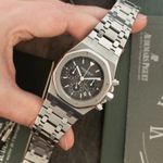 Audemars Piguet Royal Oak Chronograph 25860ST.OO.1110ST.02 (2002) - Blue dial 39 mm Steel case (4/8)