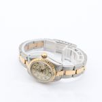 Rolex Lady-Datejust 69173 (Unknown (random serial)) - Beige dial 26 mm Gold/Steel case (7/8)