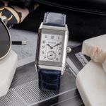 Jaeger-LeCoultre Reverso Classique Q2511410 (2004) - Silver dial 39 mm Yellow Gold case (1/8)