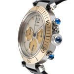 Cartier Pasha W3101155 (2000) - White dial 38 mm Gold/Steel case (6/8)