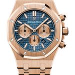 Audemars Piguet Royal Oak Chronograph 26331OR.OO.1220OR.01 (2025) - Blue dial 41 mm Rose Gold case (1/1)