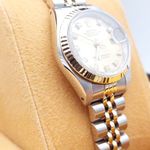 Rolex Lady-Datejust 69173 (1990) - Champagne dial 26 mm Gold/Steel case (4/8)