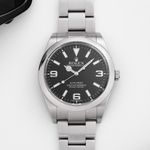 Rolex Explorer 214270 (2014) - Black dial 39 mm Steel case (1/8)