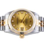 Rolex Datejust 31 68273 (1991) - Champagne dial 31 mm Gold/Steel case (6/8)