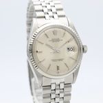 Rolex Datejust 1601 (1971) - Zilver wijzerplaat 36mm Staal (3/8)