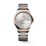 Longines Record L2.820.5.72.7 (2025) - Silver dial 39 mm Gold/Steel case (1/1)