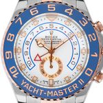 Rolex Yacht-Master II 116681 (2023) - White dial 44 mm Gold/Steel case (1/6)