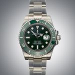 Rolex Submariner Date 116610LV (2017) - Groen wijzerplaat 40mm Staal (1/8)