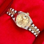 Rolex Lady-Datejust 69173G (1996) - Gold dial 26 mm Gold/Steel case (2/8)