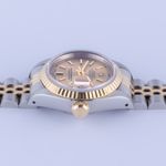 Rolex Lady-Datejust 69173 (1988) - Champagne wijzerplaat 26mm Goud/Staal (6/8)