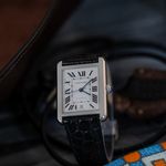 Cartier Tank Solo WSTA0029 (2020) - Zilver wijzerplaat 31mm Staal (1/4)