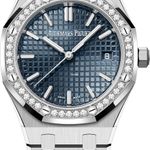 Audemars Piguet Royal Oak Selfwinding 77451ST.ZZ.1361ST.04 (2024) - Blauw wijzerplaat 34mm Staal (1/8)