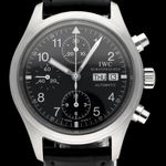 IWC Pilot Chronograph IW370603 (1998) - Black dial 39 mm Steel case (1/8)