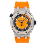 Audemars Piguet Royal Oak Offshore Diver 15710ST.OO.A070CA.01 (Unknown (random serial)) - Orange dial 42 mm Steel case (1/8)