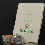 Rolex Oyster Perpetual 67180 (1996) - Zwart wijzerplaat 26mm Staal (5/7)