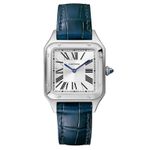 Cartier Santos Dumont WSSA0023 (2024) - Zilver wijzerplaat 28mm Staal (1/1)