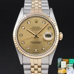 Rolex Datejust 36 16233 (1995) - 36 mm Gold/Steel case (1/8)