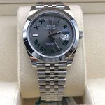 Rolex Datejust 41 126300 (2024) - Grijs wijzerplaat 41mm Staal (2/8)