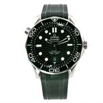 Omega Seamaster Diver 300 M 210.32.42.20.10.001 (2023) - Green dial 42 mm Steel case (2/8)