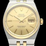 Rolex Datejust Oysterquartz 17013 (1979) - Champagne dial 36 mm Gold/Steel case (1/7)