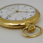 Zenith Pocket watch Unknown (1910) - Silver dial 49 mm Yellow Gold case (4/8)