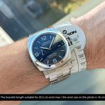 Panerai Luminor Marina PAM01316 (2022) - Blauw wijzerplaat 44mm Staal (2/8)