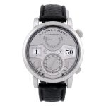 A. Lange & Söhne Zeitwerk 145.025 (2012) - Silver dial 44 mm Platinum case (1/8)