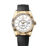 Rolex Sky-Dweller 336238 (2025) - Wit wijzerplaat 42mm Geelgoud (1/1)