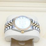Rolex Datejust 36 16233 (1990) - Wit wijzerplaat 36mm Goud/Staal (3/6)