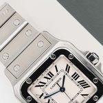 Cartier Santos Galbée 1564 (2002) - White dial 29 mm Steel case (3/8)