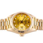 Rolex Lady-Datejust 69178 (1991) - Champagne dial 26 mm Yellow Gold case (6/8)