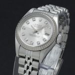 Rolex Lady-Datejust 79174 (2005) - Zilver wijzerplaat 26mm Staal (6/7)