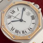 Cartier Santos 2966 (Unknown (random serial)) - White dial 30 mm Steel case (2/8)