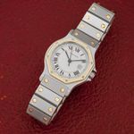 Cartier Santos 2966 (Unknown (random serial)) - White dial 30 mm Steel case (3/8)