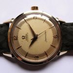 Omega Seamaster 2832-2 SC (1955) - Champagne dial 34 mm Gold/Steel case (2/8)