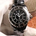 Chanel J12 H5695 (2024) - Black dial 33 mm Ceramic case (1/1)