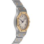 Cartier Santos 187903 (1993) - Beige dial 25 mm Gold/Steel case (5/8)