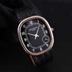 Patek Philippe Golden Ellipse 5738/1R-001 (Onbekend (willekeurig serienummer)) - Zwart wijzerplaat 35mm Roségoud (1/8)