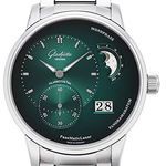 Glashütte Original PanoMaticLunar 1-90-02-13-32-70 (2024) - Green dial 40 mm Steel case (1/1)