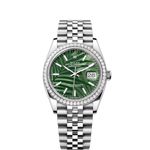 Rolex Datejust 36 126284RBR (2024) - Groen wijzerplaat 36mm Staal (1/1)