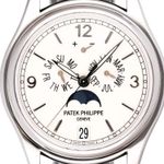 Patek Philippe Annual Calendar 5146G-001 (2011) - Beige wijzerplaat 39mm Witgoud (2/4)
