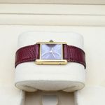 Cartier Tank Unknown (Unknown (random serial)) - Red dial 20 mm Silver case (3/8)