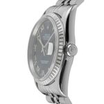Rolex Datejust 36 16220 (Onbekend (willekeurig serienummer)) - Blauw wijzerplaat 36mm Staal (7/8)